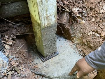 Deck Post Repair