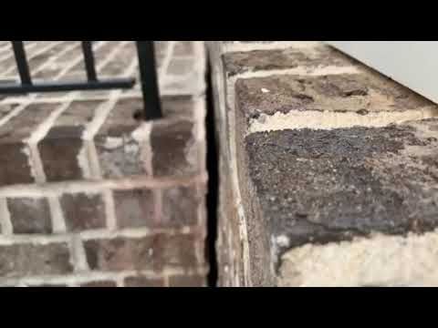 Anglin's Foundation Repair "How to lift and push back settling front brick steps" in Atlanta, GA