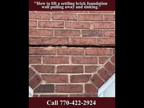 Anglin's garage settling repair, video 2 of 2