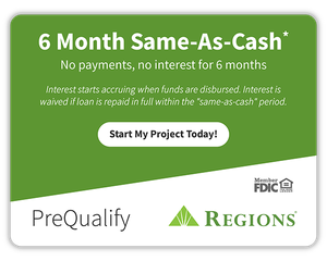 Regions Bank 6-month same-as-cash offer