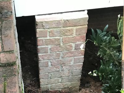 Before: Porch Column Repair by Anglin's