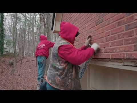 Anglin's foundation settling repair, video 3 of 5