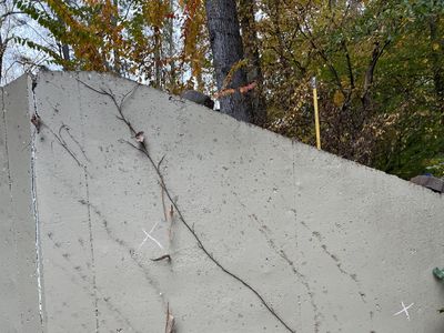 Before: Retaining Wall Repair by Anglin's