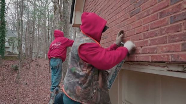 Anglin's "Settling Foundation Crack Repair Atlanta Georgia." How to repair settling brick wall crack