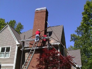 Atlanta GA Leaning Chimney Repair Contractors