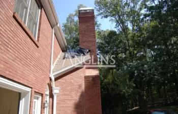 leaning chimney repair