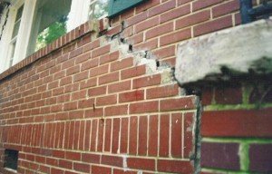 Brick Foundation Cracking