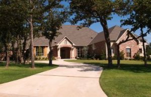 Front View of House with Concrete Driveway Atlanta GA 