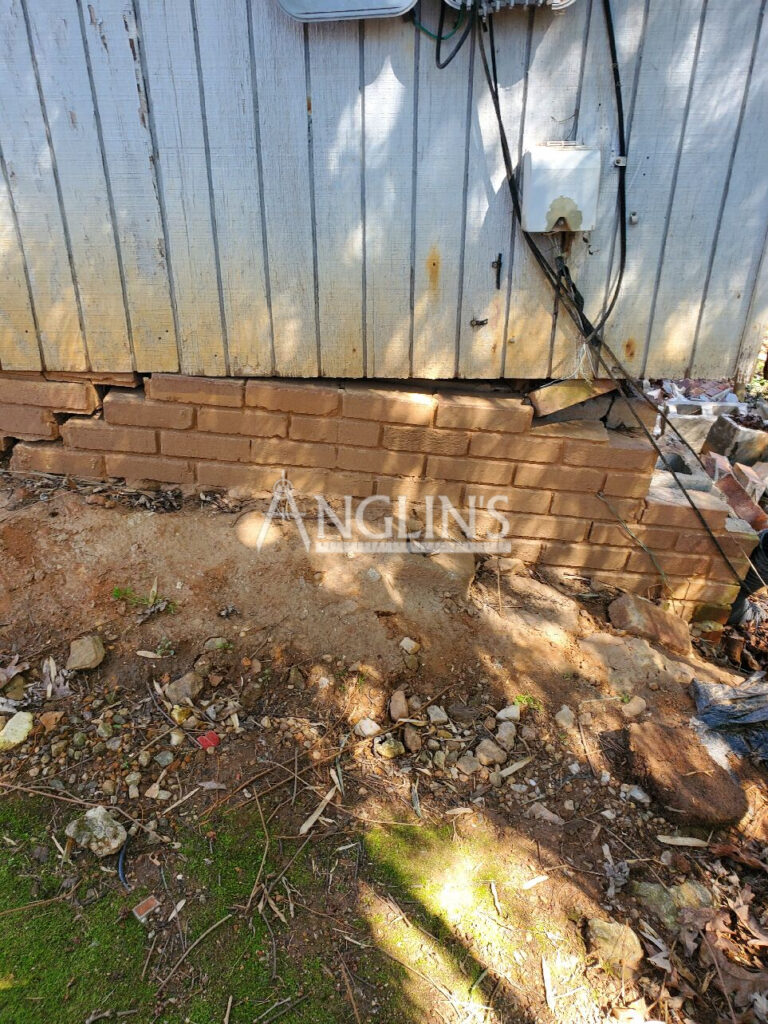 Cracked Brick Foundation