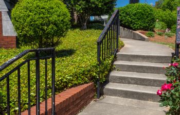 concrete outdoor stairs