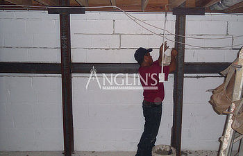 anglin basement wall repair bowing cracks1